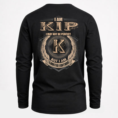 KIP 2K-101–Personalized Name Quote Apparel “I Am NAME May Not Be Perfect But I Am Limited Edition”