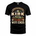 KIRK TT898-K6-229 – Personalized Funny Camping Quote Apparel “The Adventure Begins When The WiFi Ends”