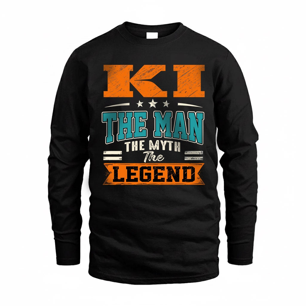 KI HH F007 The Man The Myth The Legend Personalized Shirt – Gift for Men