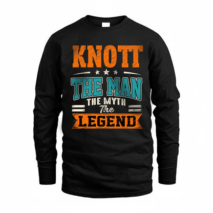 KNOTT HH F007 The Man The Myth The Legend Personalized Shirt – Gift for Men