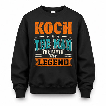 KOCH HH F007 The Man The Myth The Legend Personalized Shirt – Gift for Men