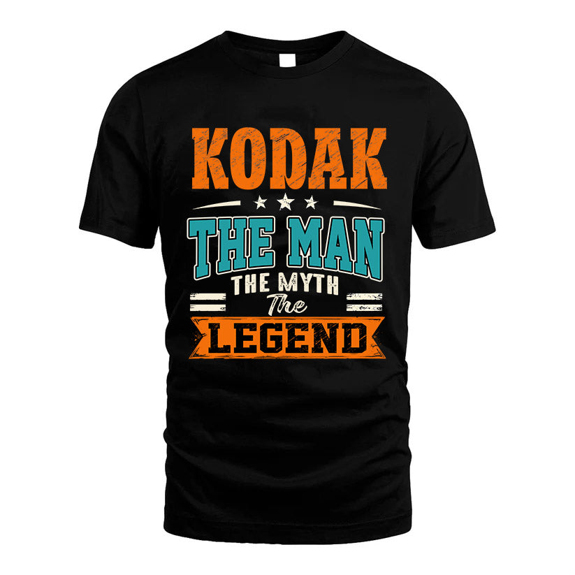 KODAK HH F007 The Man The Myth The Legend Personalized Shirt – Gift for Men