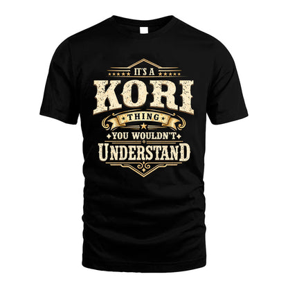 KORI HH-F009–Personalized Name Quote Apparel “It’s an NAME Thing You Wouldn’t Understand”