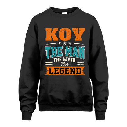 KOY HH F007 The Man The Myth The Legend Personalized Shirt – Gift for Men