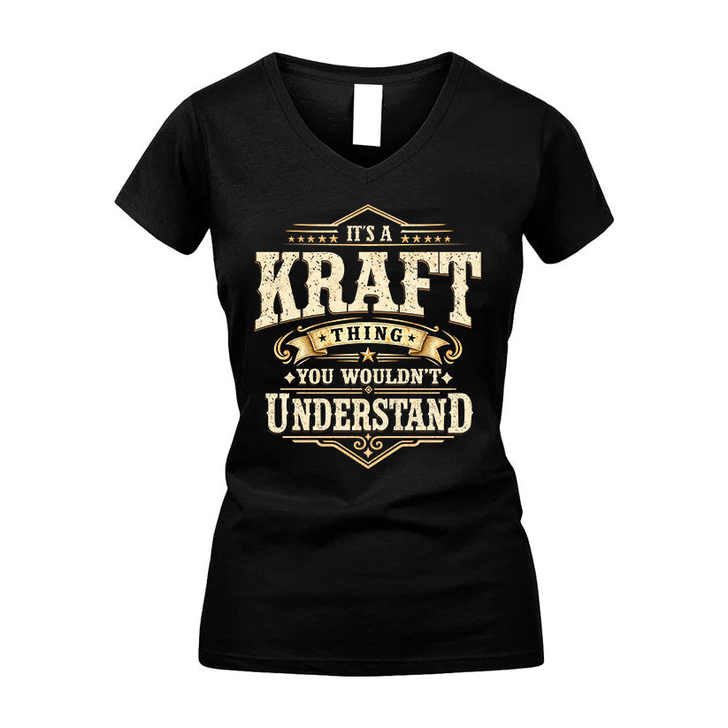 KRAFT HH-F009–Personalized Name Quote Apparel “It’s an NAME Thing You Wouldn’t Understand”