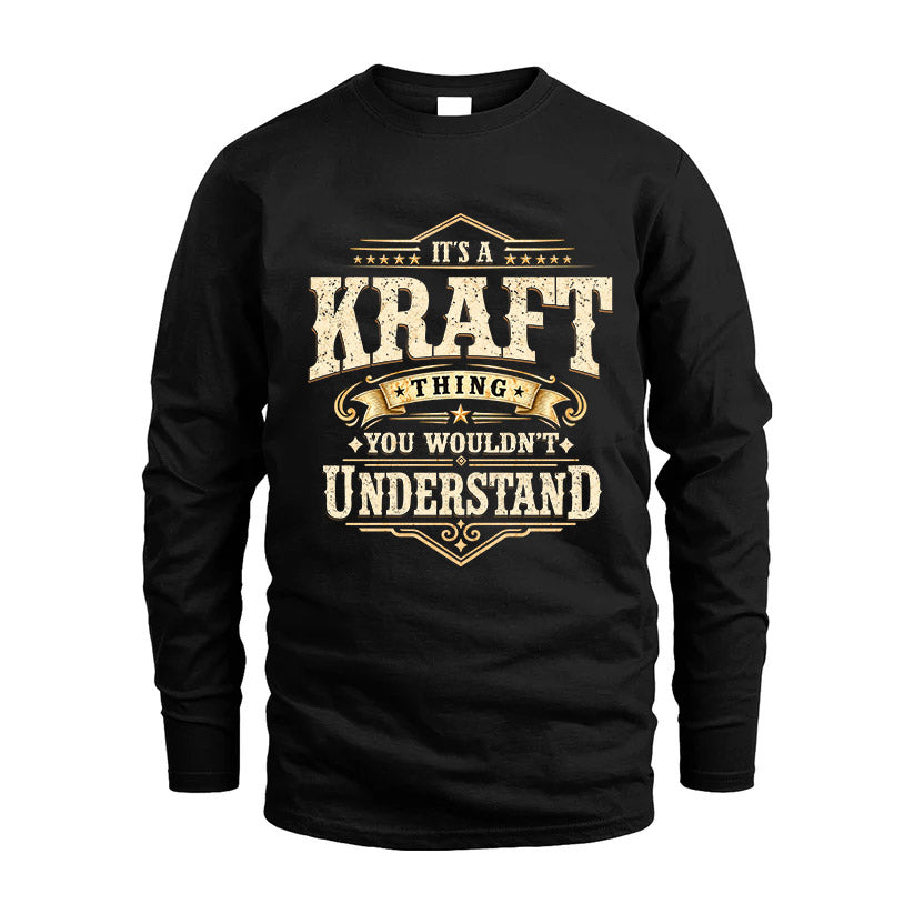 KRAFT HH-F009–Personalized Name Quote Apparel “It’s an NAME Thing You Wouldn’t Understand”