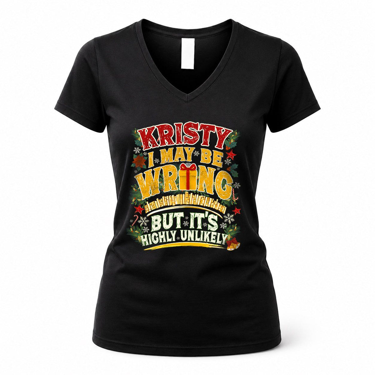 KRISTY HH-F010 Personalized Name Funny Tshirt