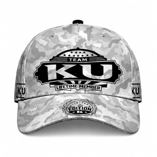 KU TC01 HH79 Team Your Name Hat, Personalized Camo Baseball Cap, Custom Family Gift, Gift for Him Her
