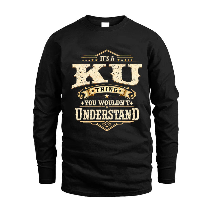 KU HH-F009–Personalized Name Quote Apparel “It’s an NAME Thing You Wouldn’t Understand”