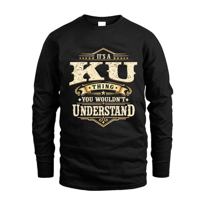 KU HH-F009–Personalized Name Quote Apparel “It’s an NAME Thing You Wouldn’t Understand”