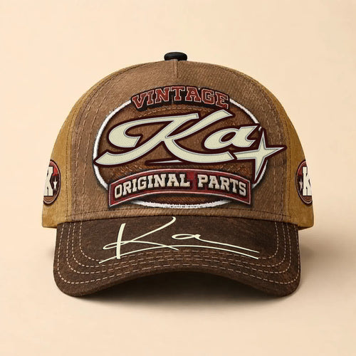 KA TC02 HH79  Personalized Name Baseball Cap, Vintage Retro Hat, Custom Gift for Him & Her