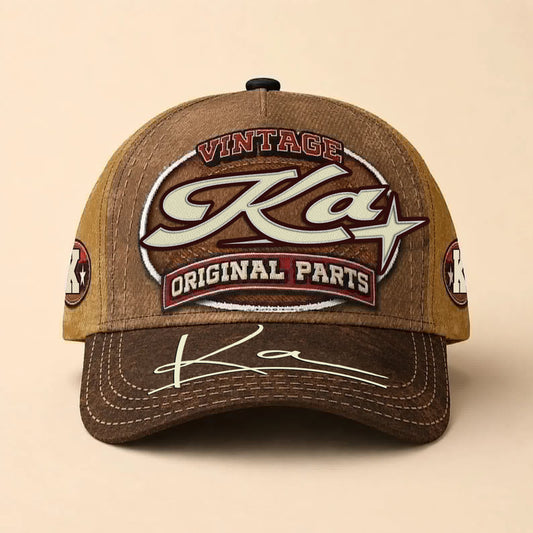 KA TC02 HH79  Personalized Name Baseball Cap, Vintage Retro Hat, Custom Gift for Him & Her