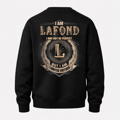 LAFOND 2K-101–Personalized Name Quote Apparel “I Am NAME May Not Be Perfect But I Am Limited Edition”