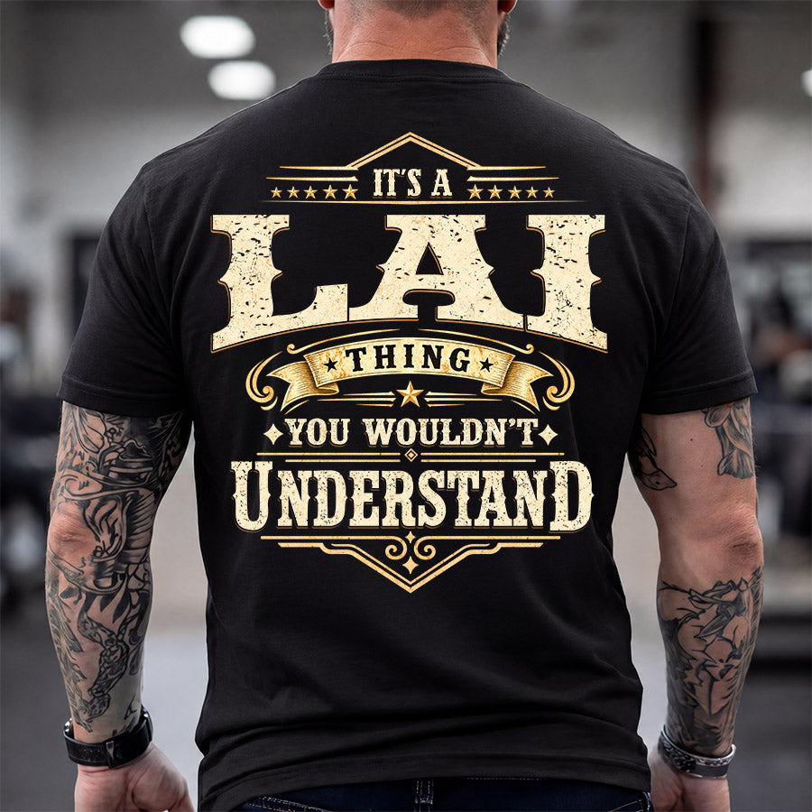 LAI HH-F003–Personalized Name Quote Apparel “It’s an NAME Thing You Wouldn’t Understand”