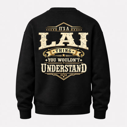 LAI HH-F003–Personalized Name Quote Apparel “It’s an NAME Thing You Wouldn’t Understand”