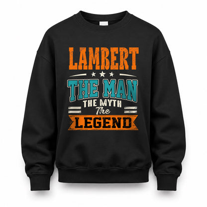 LAMBERT HH F007 The Man The Myth The Legend Personalized Shirt – Gift for Men