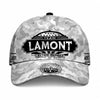 LAMONT TC01 HH79 Team Your Name Hat, Personalized Camo Baseball Cap, Custom Family Gift, Gift for Him Her