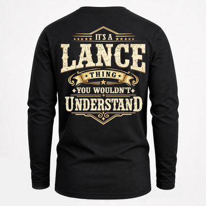 LANCE HH-F003–Personalized Name Quote Apparel “It’s an NAME Thing You Wouldn’t Understand”