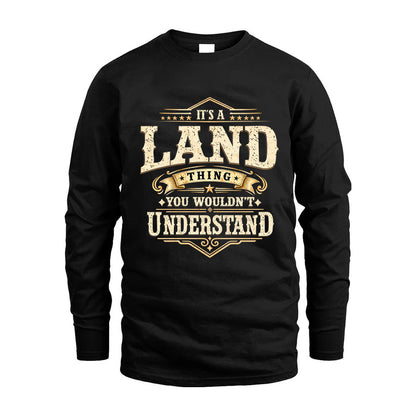 LAND HH-F009–Personalized Name Quote Apparel “It’s an NAME Thing You Wouldn’t Understand”