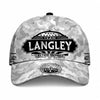 LANGLEY TC01 HH79 Team Your Name Hat, Personalized Camo Baseball Cap, Custom Family Gift, Gift for Him Her