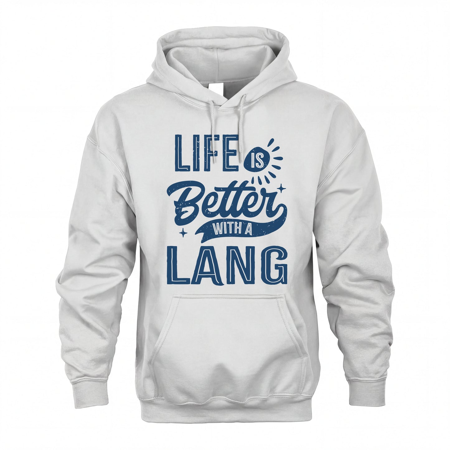 LANG HH88-K2–Personalized Name Quote T-Shirt Life Is Better With Unisex Gift