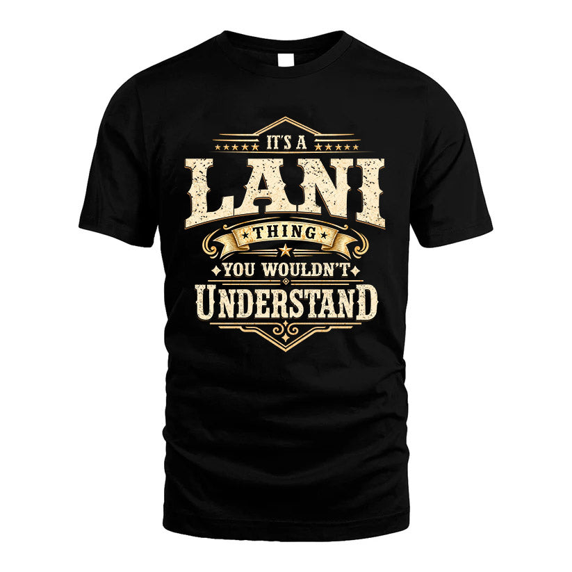 LANI HH-F009–Personalized Name Quote Apparel “It’s an NAME Thing You Wouldn’t Understand”