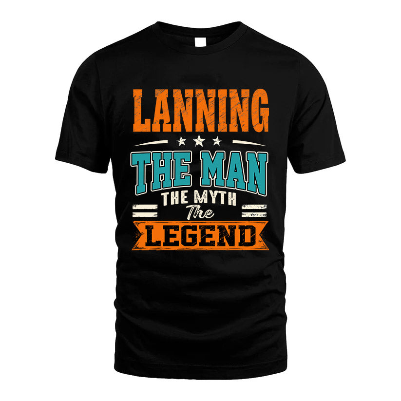 LANNING HH F007 The Man The Myth The Legend Personalized Shirt – Gift for Men