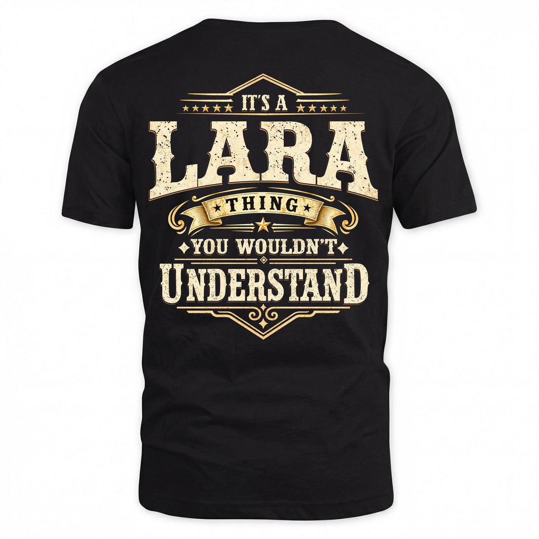 LARA HH-F003–Personalized Name Quote Apparel “It’s an NAME Thing You Wouldn’t Understand”