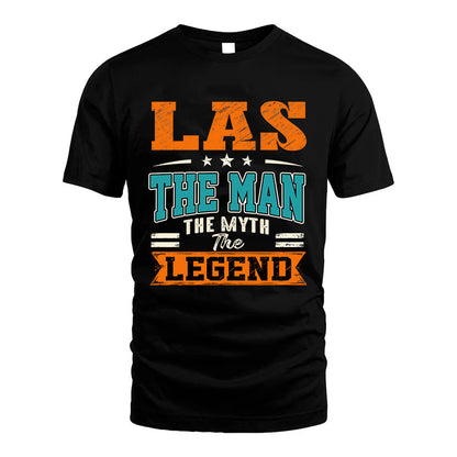 LAS HH F007 The Man The Myth The Legend Personalized Shirt – Gift for Men