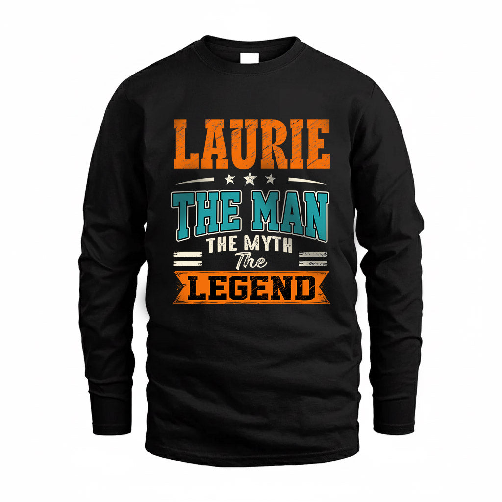 LAURIE HH F007 The Man The Myth The Legend Personalized Shirt – Gift for Men