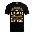 LEAH TT898-K6-229 – Personalized Funny Camping Quote Apparel “The Adventure Begins When The WiFi Ends”