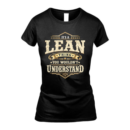 LEAN HH-F009–Personalized Name Quote Apparel “It’s an NAME Thing You Wouldn’t Understand”