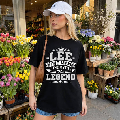 LEE HH F004 The Man The Myth The Legend Personalized Shirt – Gift for Men