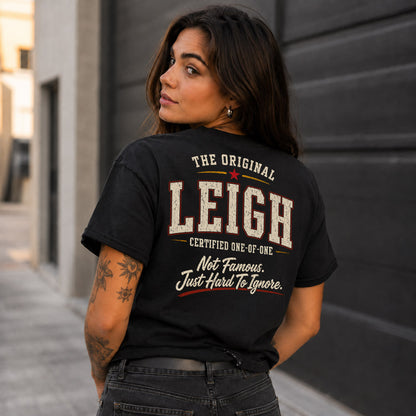 LEIGH W65-F6-168 – Personalized Original Issue Apparel “The Original NAME Certified One-of-One"