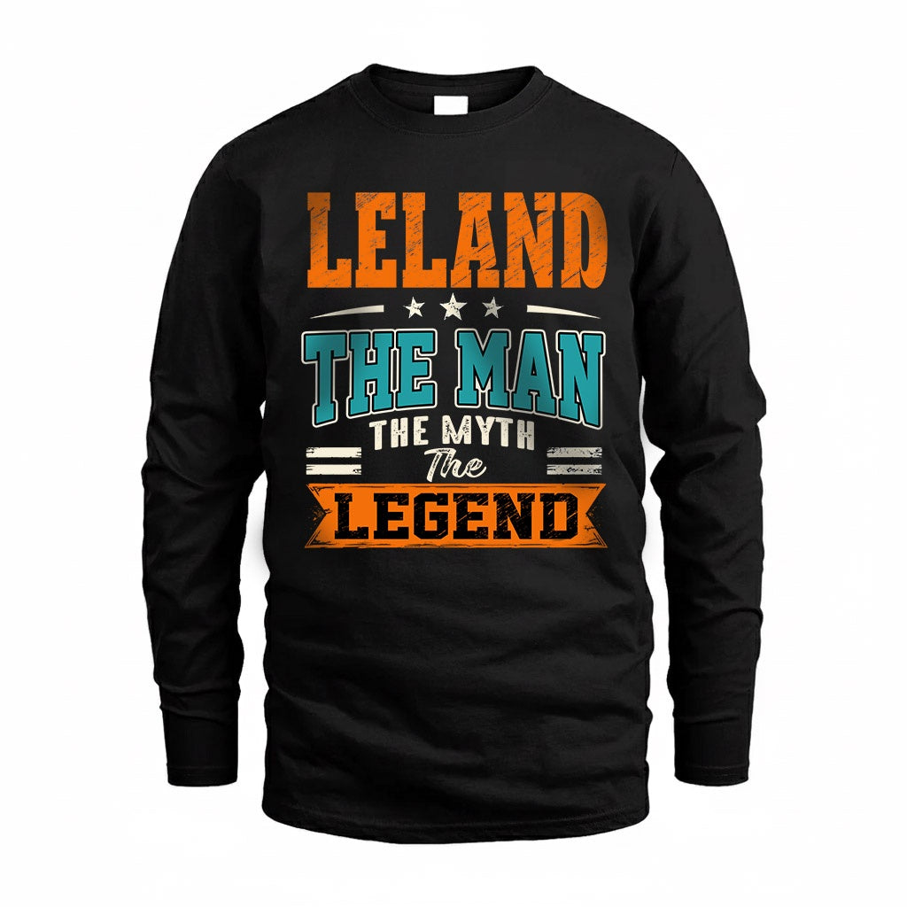 LELAND HH F007 The Man The Myth The Legend Personalized Shirt – Gift for Men