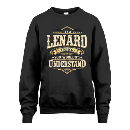 LENARD HH-F009–Personalized Name Quote Apparel “It’s an NAME Thing You Wouldn’t Understand”