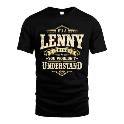 LENNY HH-F009–Personalized Name Quote Apparel “It’s an NAME Thing You Wouldn’t Understand”
