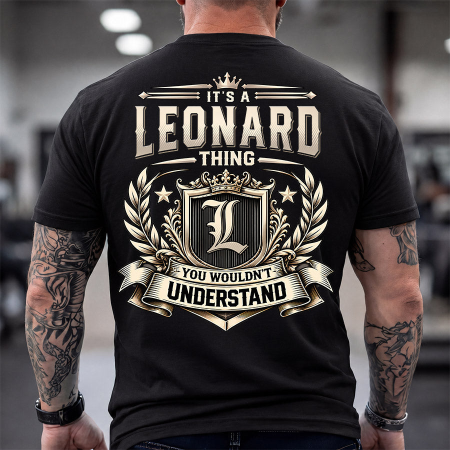 LEONARD HH-F006 Thing Personalized Name T Shirt – You Wouldn’t Understand