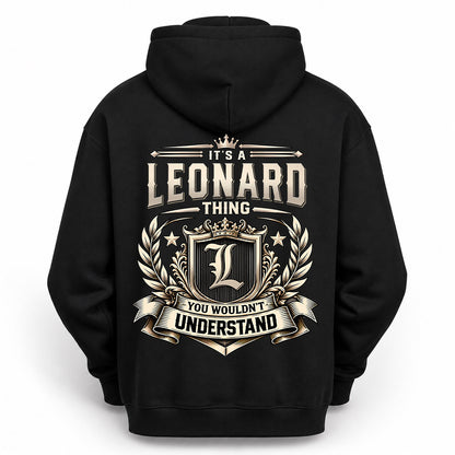 LEONARD HH-F006 Thing Personalized Name T Shirt – You Wouldn’t Understand
