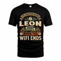 LEON TT898-K6-229 – Personalized Funny Camping Quote Apparel “The Adventure Begins When The WiFi Ends”