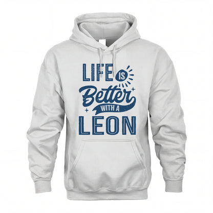 LEON HH88-K2–Personalized Name Quote T-Shirt Life Is Better With Unisex Gift