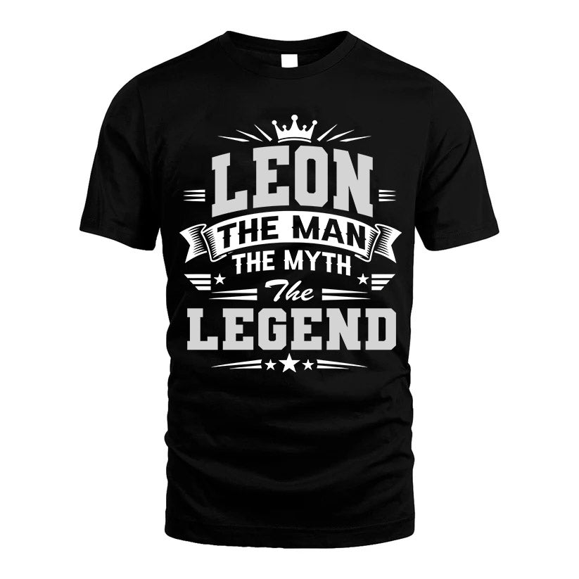 LEON HH F004 The Man The Myth The Legend Personalized Shirt – Gift for Men
