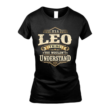 LEO HH-F009–Personalized Name Quote Apparel “It’s an NAME Thing You Wouldn’t Understand”