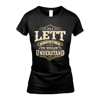 LETT HH-F009–Personalized Name Quote Apparel “It’s an NAME Thing You Wouldn’t Understand”