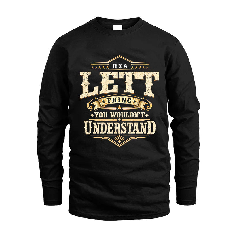 LETT HH-F009–Personalized Name Quote Apparel “It’s an NAME Thing You Wouldn’t Understand”