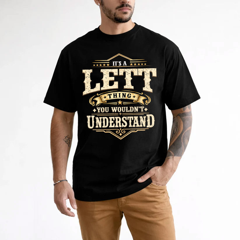 LETT HH-F009–Personalized Name Quote Apparel “It’s an NAME Thing You Wouldn’t Understand”