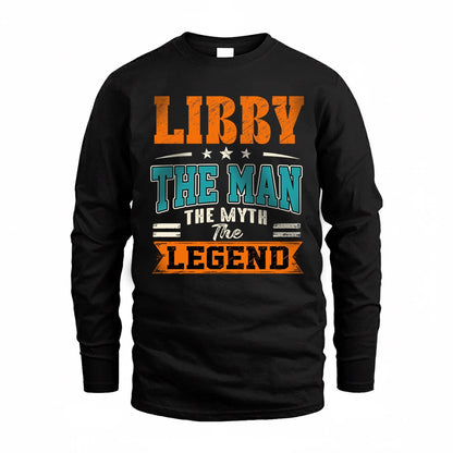 LIBBY HH F007 The Man The Myth The Legend Personalized Shirt – Gift for Men
