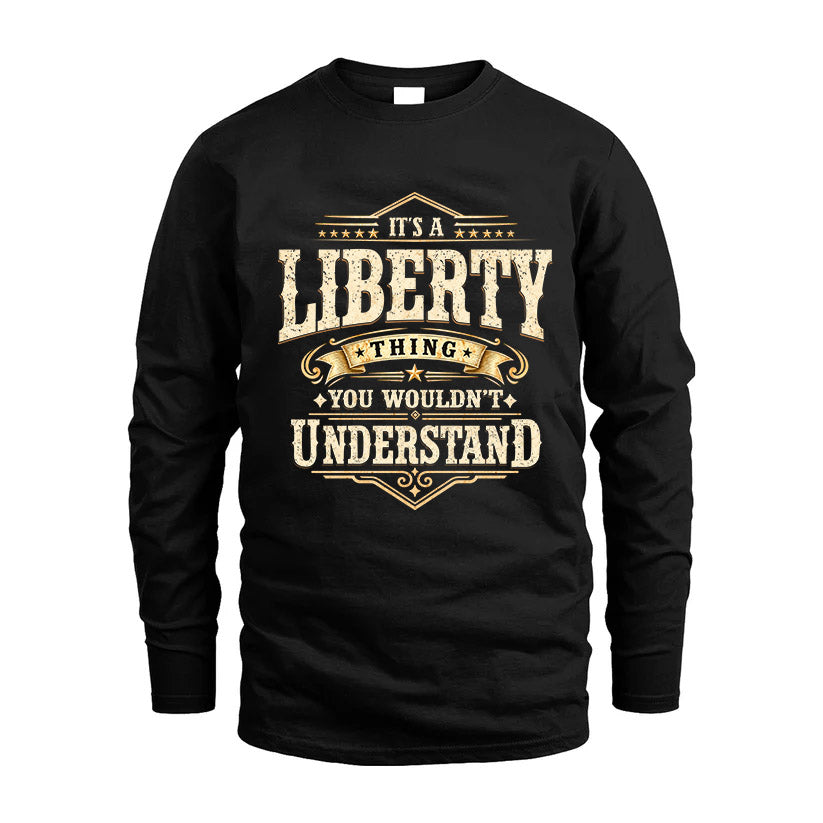 LIBERTY HH-F009–Personalized Name Quote Apparel “It’s an NAME Thing You Wouldn’t Understand”