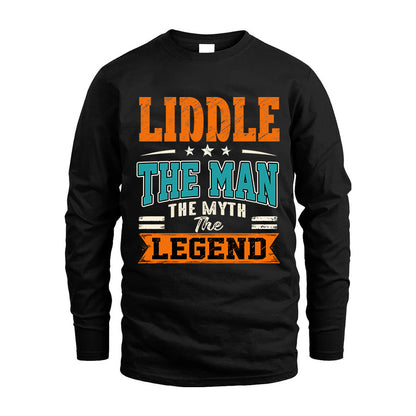 LIDDLE HH F007 The Man The Myth The Legend Personalized Shirt – Gift for Men