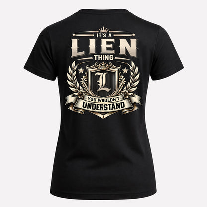 LIEN HH-F006 Thing Personalized Name T Shirt – You Wouldn’t Understand